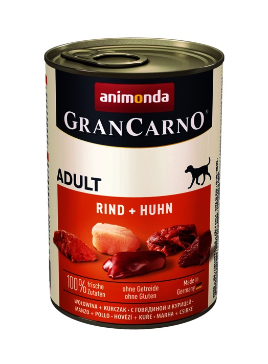ANIMONDA GranCarno pre psov - hovädzie+kura, 800g