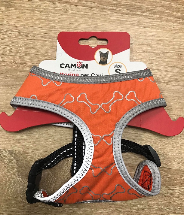 CAMON Postroj Fluo Orange, 28cm x 34-45cm, oranžová