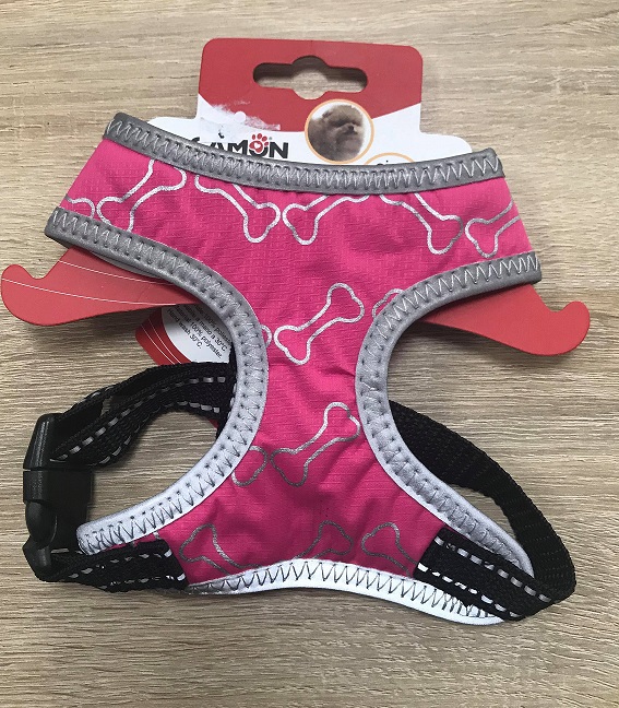 CAMON Postroj Fluo Fucsia, 22cm x 28-41cm, ružová