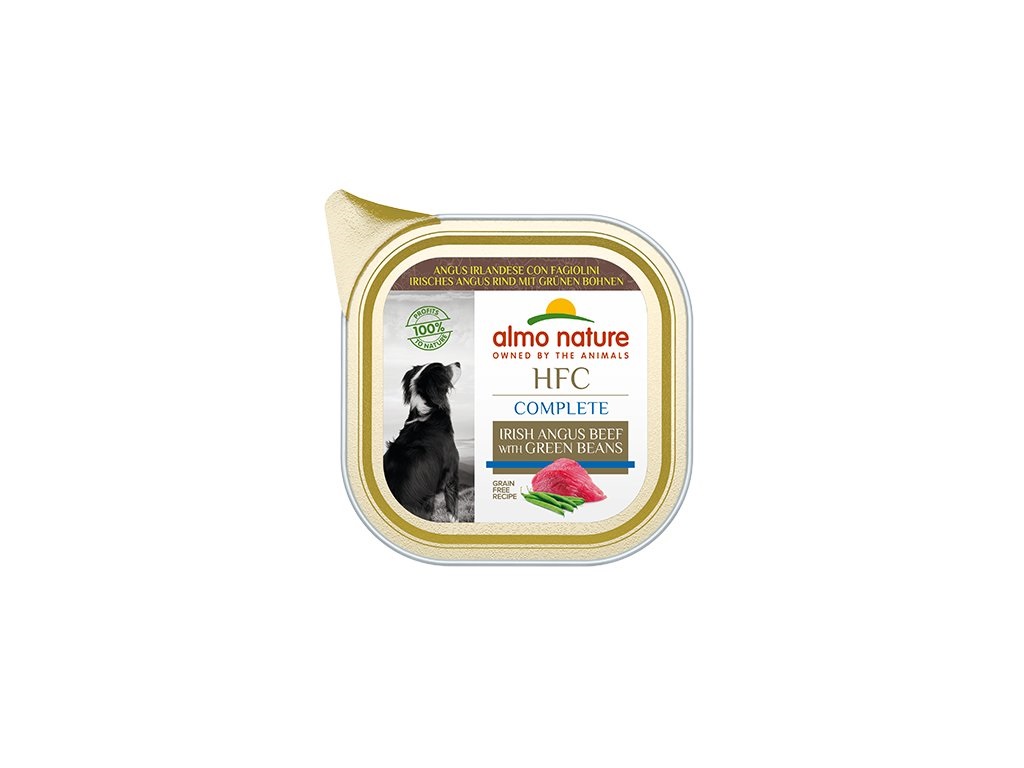 HFC dog nature írske hovädzie so zelenou fazuľkou