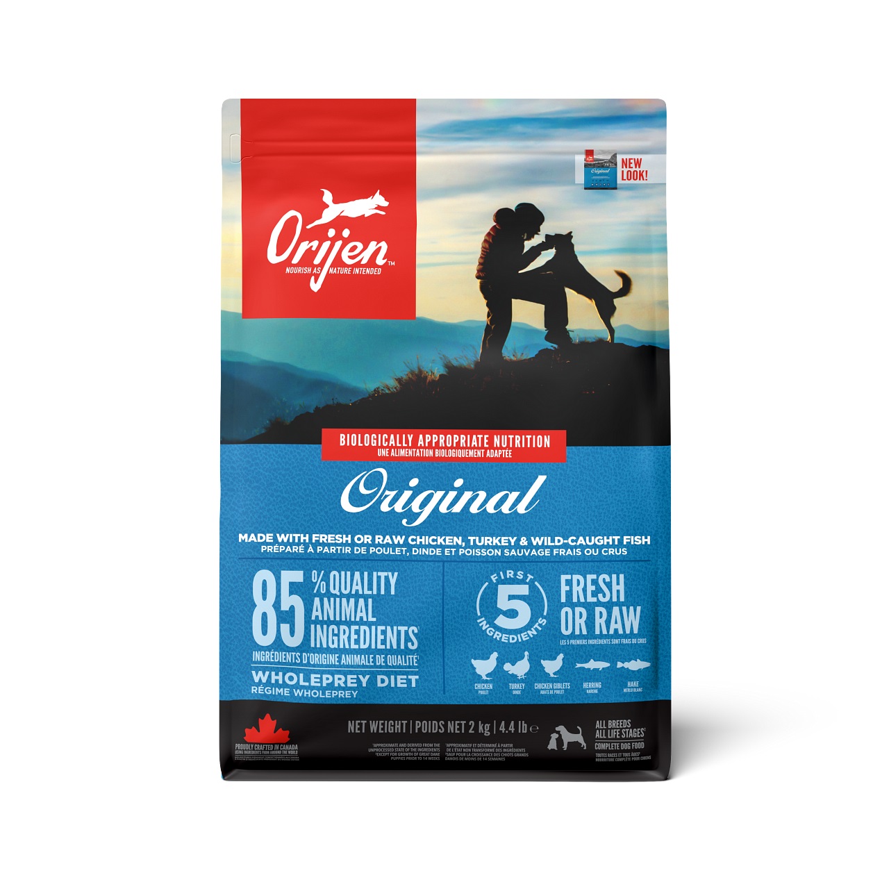 ORIJEN Original Dog 2 kg Granule