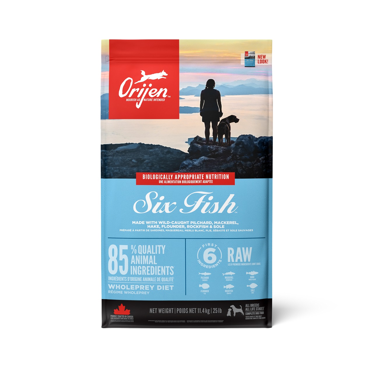 ORIJEN 6 Fish 11,4 kg Granule