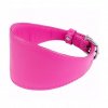 detail COLLAR Kožený obojok pre chrty, 23-27 cm, ružová