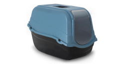 DUVO Plus Toaleta Romeo pre mačky, 57x39x41cm, modrá