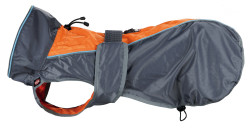 Pršiplášť Solid sivo-oranžový L 55cm