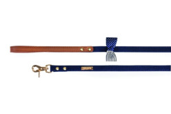 CAMON Vodítko American Flag - blue, 15 x 1200 mm, modrá