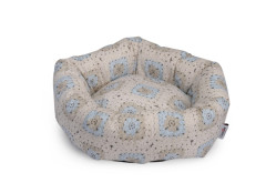 CAMON Pelech vzor háčkovanie, bledá farba, 50x h 15cm