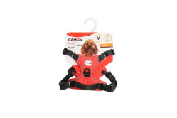 CAMON Postroj polstrovaný s reflexnými prvkami m 460-520mm/600-800mm, červený