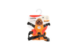 CAMON Postroj polstrovaný s reflexnými prvkami L 520-560mm/660-860mm, oranžový