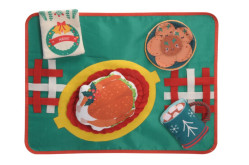 INTERAKTÍVNY hrací koberec: Vianočná večera, 56x41cm