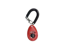 Kliker recor pre psa, 17.5cm, červený