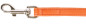 náhľad COLLAR Kožené vodítko Glamour, 122cm/25mm, oranžová