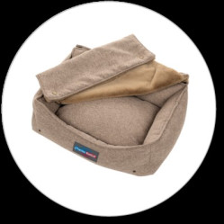 Pelech s prikrývkou Mykonos 3in1 M (70x50x17cm), beige