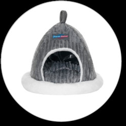 Domček Iglu pre mačky Delphi L (57x57x48cm), grey