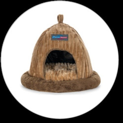 Domček Iglu pre mačky Delphi L (57x57x48cm), brown