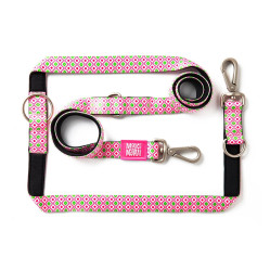 Vodítko Multi-Function Retro Pink M
