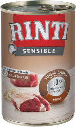 RINTI Sensible jahňa+ryža, 400 g