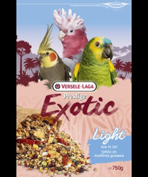 VL Prestige Premium Exotic Light-Mix stredné a veľké papagáje, 750g