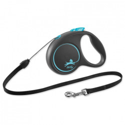 FLEXI Black design S šnúrka 5m/12kg, modrá, zelená
