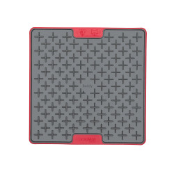 LM Buddy Tuff lízacia podložka, 23x20x20 cm, červená