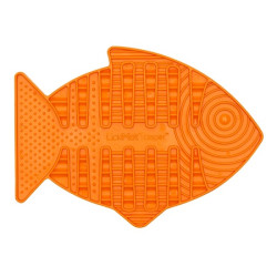 LM Caspr cat lízacia podložka, 21x22x16 cm, oranžová