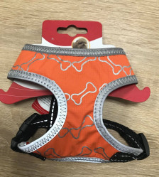 CAMON Postroj pre psov Fluo Orange, 22cm x 28-41cm