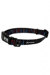 Papillon Nastaviteľný obojok Black nylon, 36-48 cm, čierna