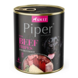 PIPER konzerva pre psa hovädzie držky s cviklou, 400g