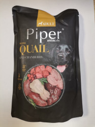 PIPER kapsička pre psa prepelica s brusnicami, 500g