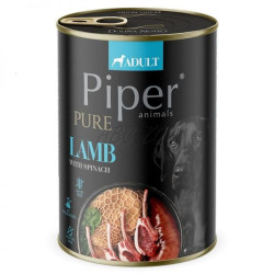 PIPER Pla.konzerva pre psa jahňa so špenátom, 400g