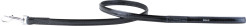 COLLAR Kožené vodítko lesklé Brilliance, 122cm/13mm, čierna