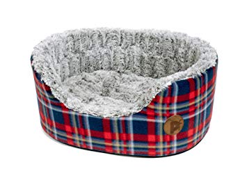 detail Petface Bamboo pelech fleece malý, 50 x 23cm, modrá