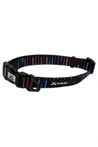 detail Papillon Nastaviteľný obojok Black nylon, 48-66 cm, čierna