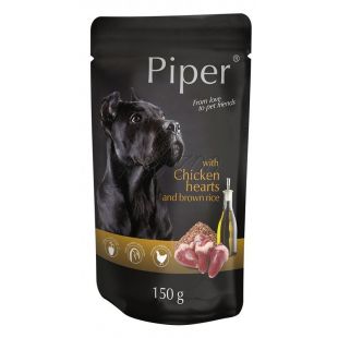 detail PIPER kapsička kuracie srdiečka s hnedou ryžou, 150 g