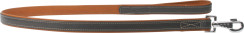 COLLAR Kožené vodítko Soft, 183cm/25mm, hnedo-čierna