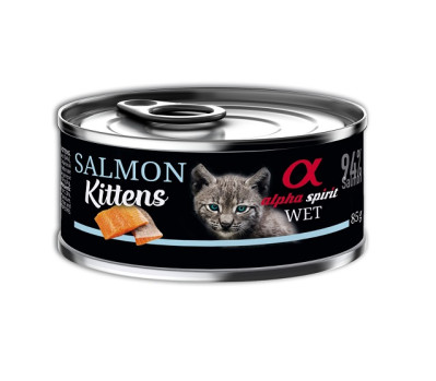 ALPHA Spirit Kitten losos, 85g