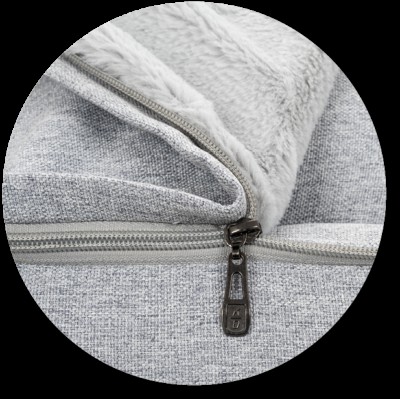 detail Pelech s prikrývkou Mykonos 3in1 S (50x40x15cm), grey