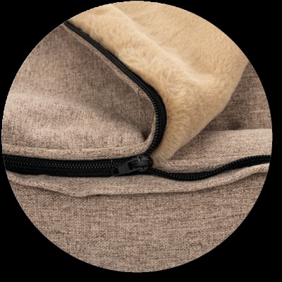 detail Pelech s prikrývkou Mykonos 3in1 M (70x50x17cm), beige