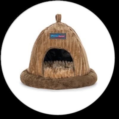 detail Domček Iglu pre mačky Delphi L (57x57x48cm), brown