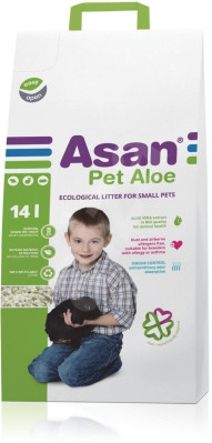 ASAN Podstielka pre hlodavce Pet Aloe, 14l