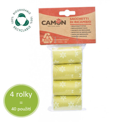 CAMON Bio rolka 4x10ks, zelená
