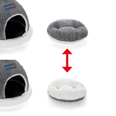 detail Domček Iglu pre mačky Delphi L (57x57x48cm), brown