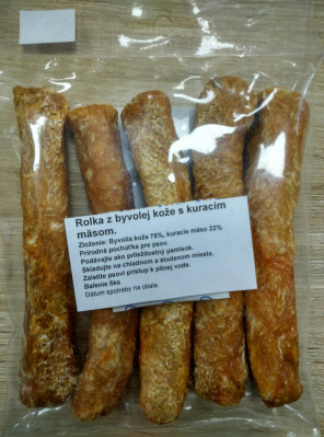 Rolka + kuracie mäso 5ks