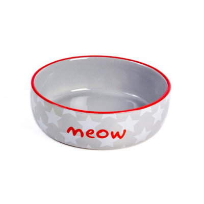 PETFACE Meow Miska keramická s hviezdami