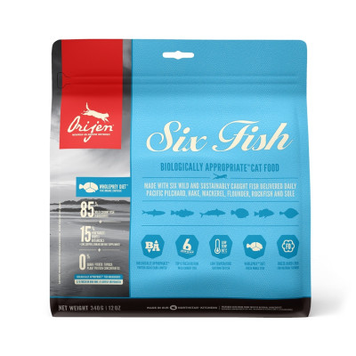 ORIJEN 6 Fish Cat 340 g Granule