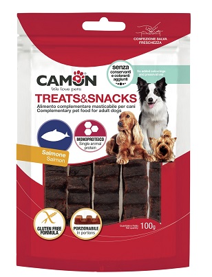detail CAMON Snack lososová tyčinka, 100g