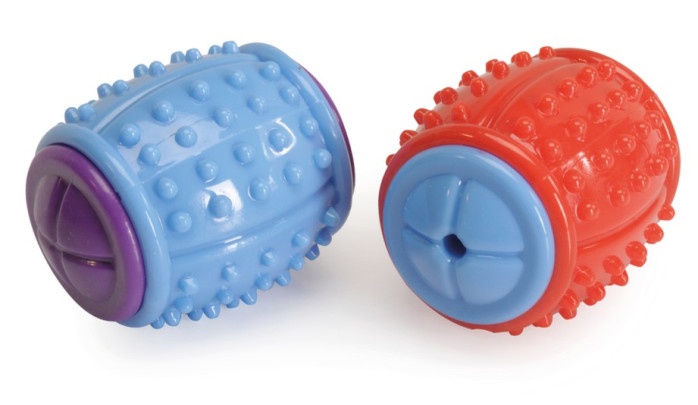 detail HRAČKA guma súdok so zvukom, 8cm