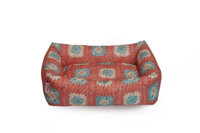 detail CAMON Pelech vzor háčkovanie 65cm, červený