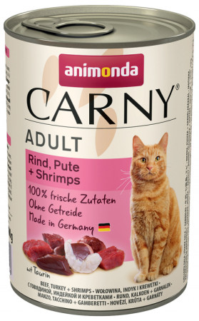 detail ANIMONDA Carny Adult hovädzie+morka + krevety 400g