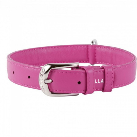 detail COLLAR Kožený obojok Glamour, 46-60cm/35mm, ružová